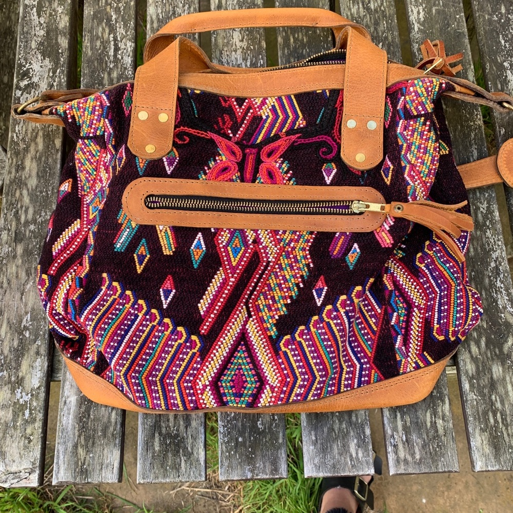 Handcrafted Guatemalan tote